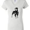 Women's Short Sleeve V-Neck T-Shirt Thumbnail