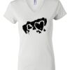 Women's Short Sleeve V-Neck T-Shirt Thumbnail