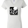 Women's Short Sleeve V-Neck T-Shirt Thumbnail