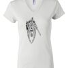 Women's Short Sleeve V-Neck T-Shirt Thumbnail