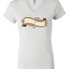 Women's Short Sleeve V-Neck T-Shirt Thumbnail