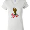 Women's Short Sleeve V-Neck T-Shirt Thumbnail