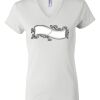 Women's Short Sleeve V-Neck T-Shirt Thumbnail