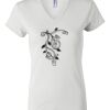 Women's Short Sleeve V-Neck T-Shirt Thumbnail