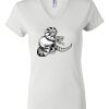 Women's Short Sleeve V-Neck T-Shirt Thumbnail