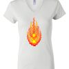 Women's Short Sleeve V-Neck T-Shirt Thumbnail