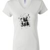 Women's Short Sleeve V-Neck T-Shirt Thumbnail