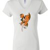 Women's Short Sleeve V-Neck T-Shirt Thumbnail