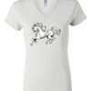 Women's Short Sleeve V-Neck T-Shirt Thumbnail