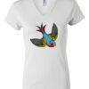 Women's Short Sleeve V-Neck T-Shirt Thumbnail