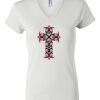 Women's Short Sleeve V-Neck T-Shirt Thumbnail