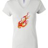 Women's Short Sleeve V-Neck T-Shirt Thumbnail