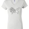 Women's Short Sleeve V-Neck T-Shirt Thumbnail