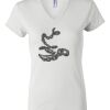 Women's Short Sleeve V-Neck T-Shirt Thumbnail