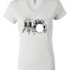 Women's Short Sleeve V-Neck T-Shirt Thumbnail