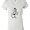 Women's Short Sleeve V-Neck T-Shirt Thumbnail