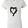 Women's Short Sleeve V-Neck T-Shirt Thumbnail