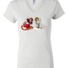 Women's Short Sleeve V-Neck T-Shirt Thumbnail