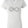 Women's Short Sleeve V-Neck T-Shirt Thumbnail