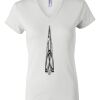 Women's Short Sleeve V-Neck T-Shirt Thumbnail