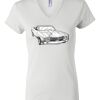 Women's Short Sleeve V-Neck T-Shirt Thumbnail