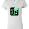 Women's Short Sleeve V-Neck T-Shirt Thumbnail