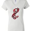 Women's Short Sleeve V-Neck T-Shirt Thumbnail