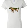 Women's Short Sleeve V-Neck T-Shirt Thumbnail