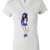 Women's Short Sleeve V-Neck T-Shirt Thumbnail