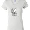 Women's Short Sleeve V-Neck T-Shirt Thumbnail