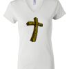 Women's Short Sleeve V-Neck T-Shirt Thumbnail