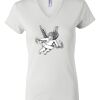 Women's Short Sleeve V-Neck T-Shirt Thumbnail