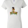 Women's Short Sleeve V-Neck T-Shirt Thumbnail