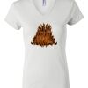 Women's Short Sleeve V-Neck T-Shirt Thumbnail