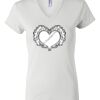 Women's Short Sleeve V-Neck T-Shirt Thumbnail