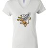 Women's Short Sleeve V-Neck T-Shirt Thumbnail