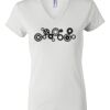 Women's Short Sleeve V-Neck T-Shirt Thumbnail