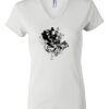 Women's Short Sleeve V-Neck T-Shirt Thumbnail