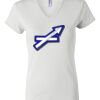 Women's Short Sleeve V-Neck T-Shirt Thumbnail