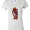 Women's Short Sleeve V-Neck T-Shirt Thumbnail