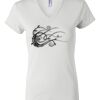 Women's Short Sleeve V-Neck T-Shirt Thumbnail