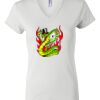 Women's Short Sleeve V-Neck T-Shirt Thumbnail