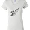 Women's Short Sleeve V-Neck T-Shirt Thumbnail