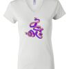 Women's Short Sleeve V-Neck T-Shirt Thumbnail