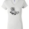 Women's Short Sleeve V-Neck T-Shirt Thumbnail