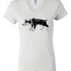 Women's Short Sleeve V-Neck T-Shirt Thumbnail