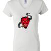 Women's Short Sleeve V-Neck T-Shirt Thumbnail