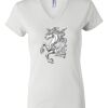 Women's Short Sleeve V-Neck T-Shirt Thumbnail