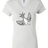 Women's Short Sleeve V-Neck T-Shirt Thumbnail