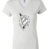 Women's Short Sleeve V-Neck T-Shirt Thumbnail